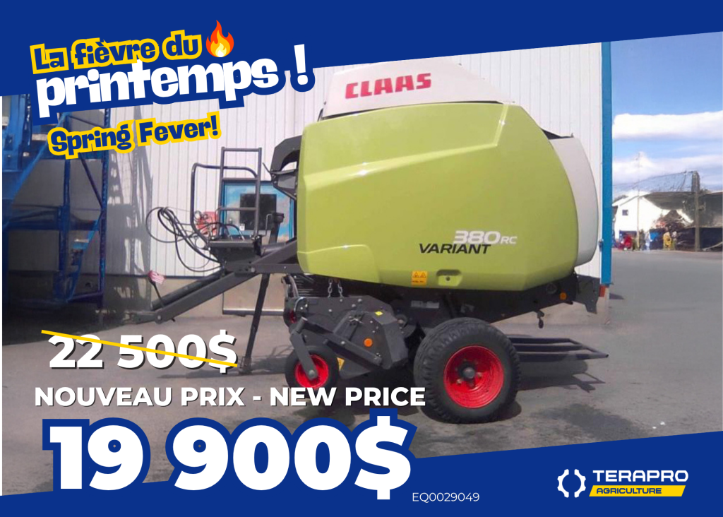 PRESSE CLAAS VARIANT 380 RC EQ0029049