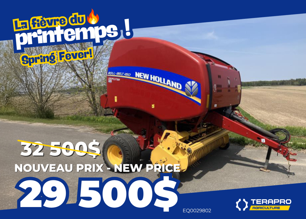 PRESSE NEW HOLLAND RB450 EQ0029802